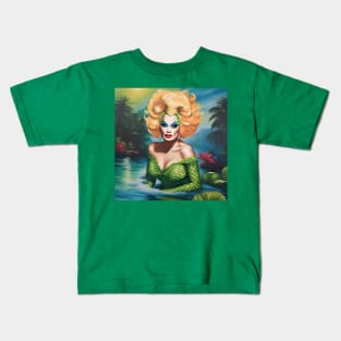 Drag Queen Creature from the Black Lagoon Kids T-Shirt